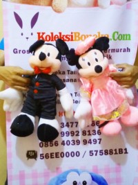 jual boneka pengantin mikey dan minnie