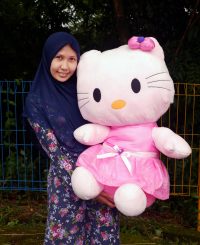 Hello-Kitty-Jumbo-Satin-Pink