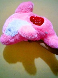 jual Boneka dolphin warna Pink