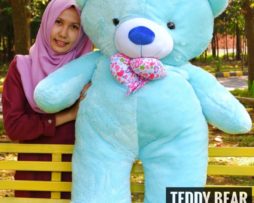 Boneka Teddy Bear Giant Biru Super Jumbo