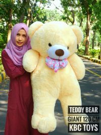 Boneka Teddy Bear Giant Krem Super Jumbo
