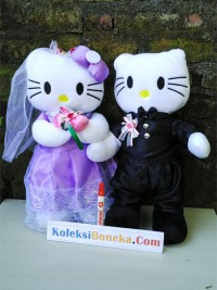 jual boneka pengantin hello kitty kbc toys