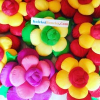 jual bantal bunga warna warni