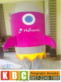 Boneka-Maskot-Rocket-My-Republic