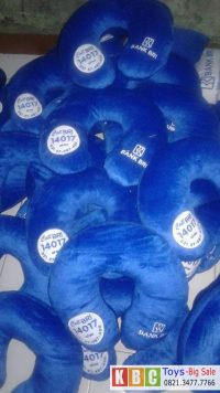 Produsen Boneka Souvenir Bantal Leher Bank BRI