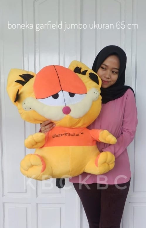 Boneka Kucing Garfield Jumbo Kbc Toys  Jual Boneka  Grosir 